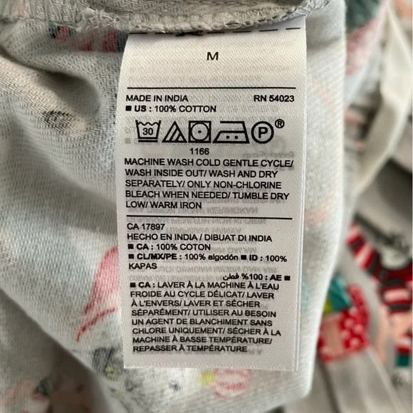 NWT Old Navy Holiday Flannel Pajama Pants kittycat - Picture 5 of 8